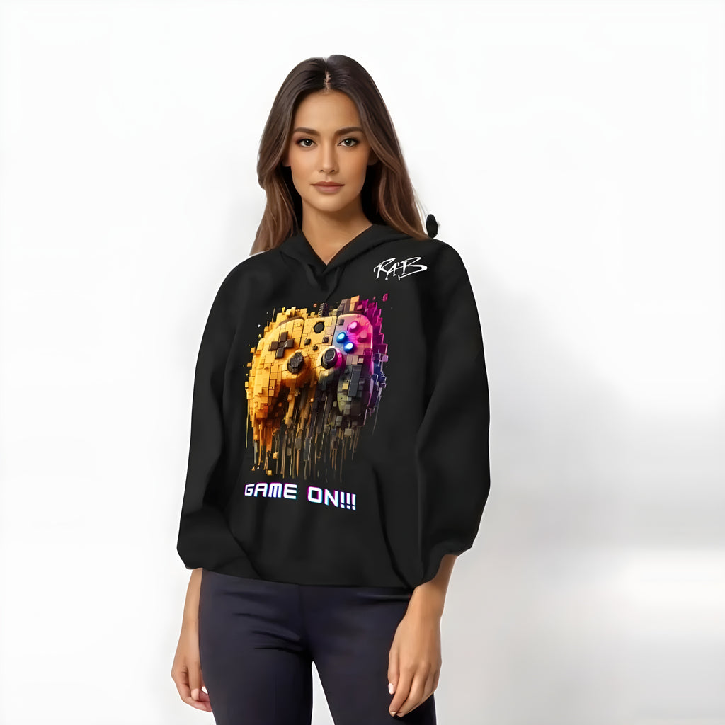 Black game on hoodie with Blocks Controller