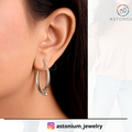 Broken Bow - Elegant Silver Color Earrings