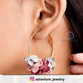 Autumn Blend- Floral Delight Hoops