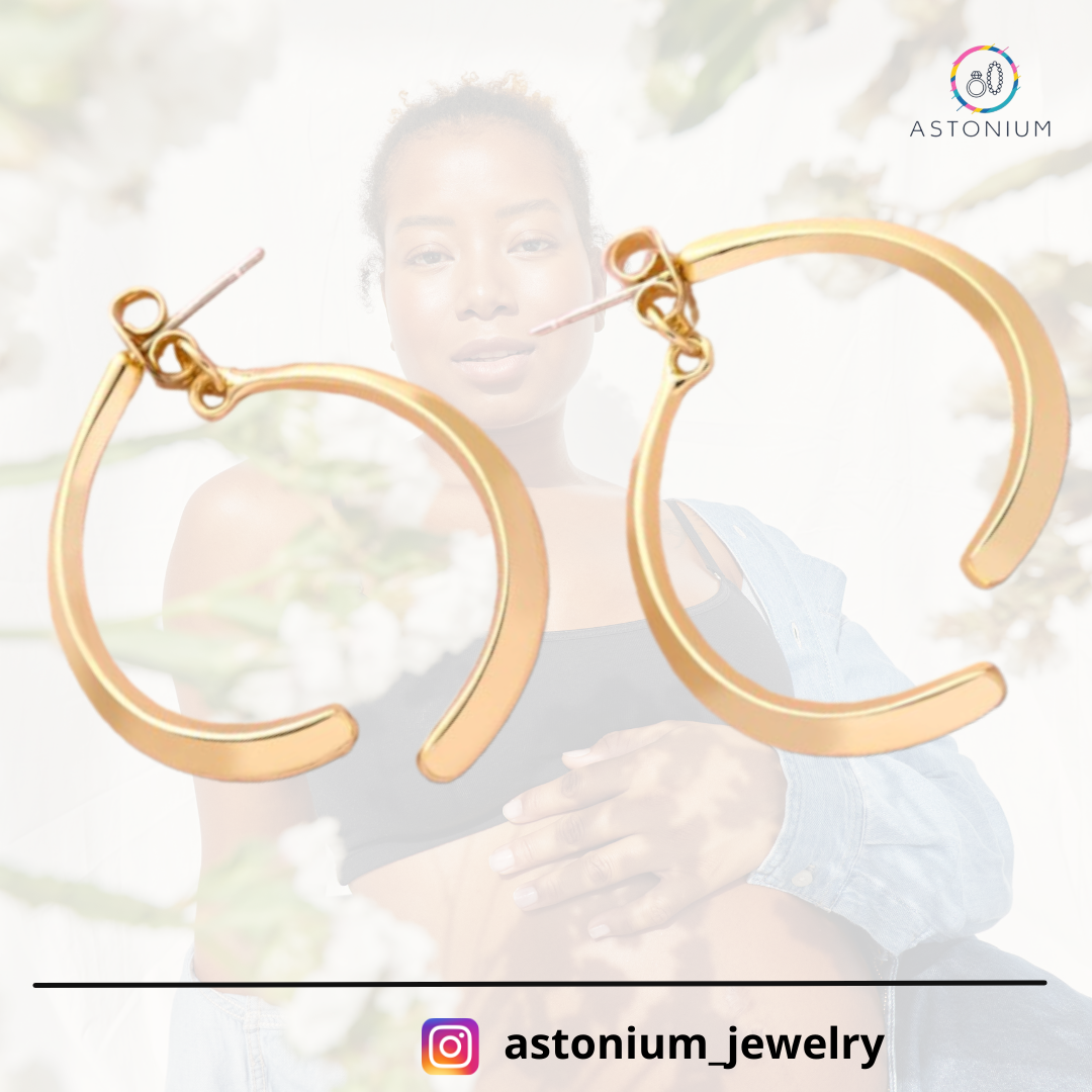 Broken Bow - Elegant Golden color Earrings
