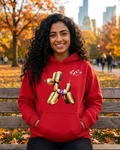Red Balloon Puppy Hoodie
