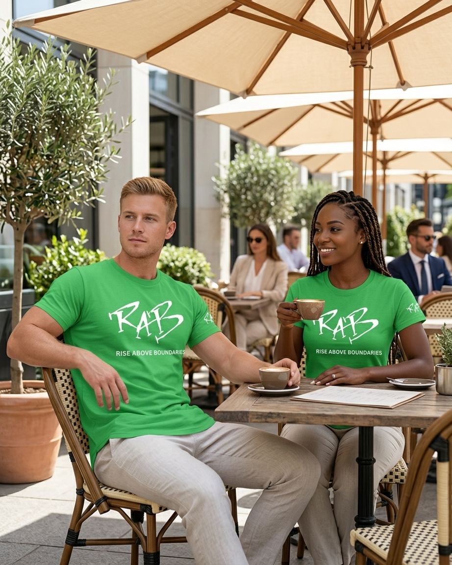 Green Drop Cut T-shirt: with one free Activewear T-shirt