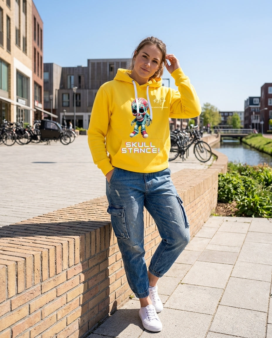 Yellow Skull Stance Hoodie